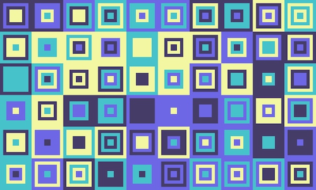 Canlı renklere sahip şık mozaik karo deseni. Yapılandırılmış ve simetrik çekiciliğe sahip tekstil dekoratif kaplamaları veya modern grafik design için mükemmel