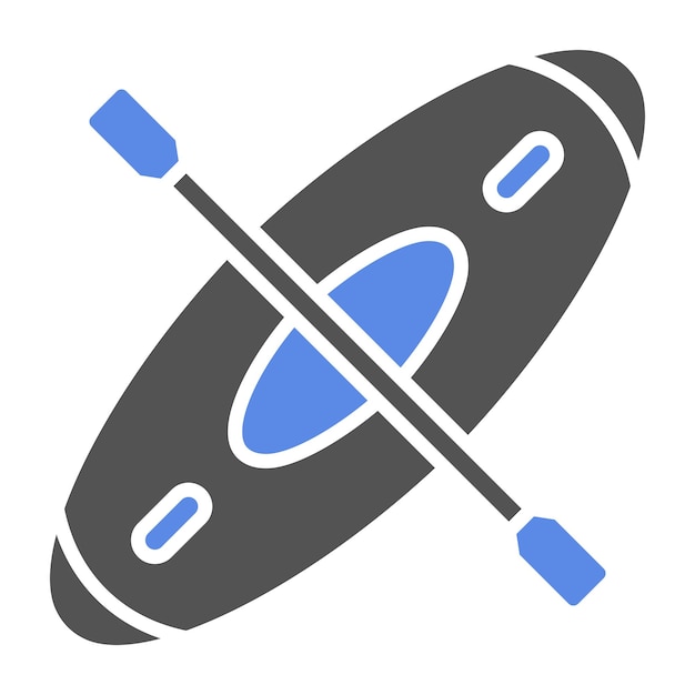 Canoeing Icon Style