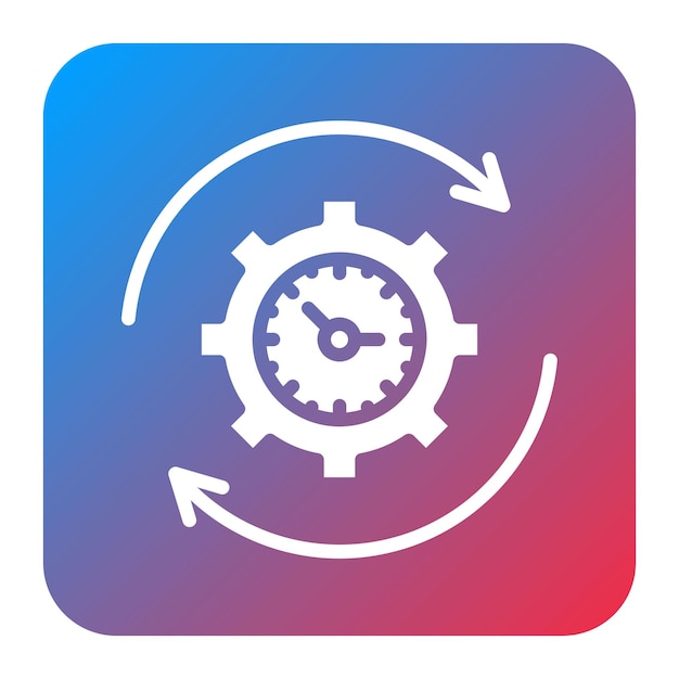 capacity utilization icon vector image can be used for operations management