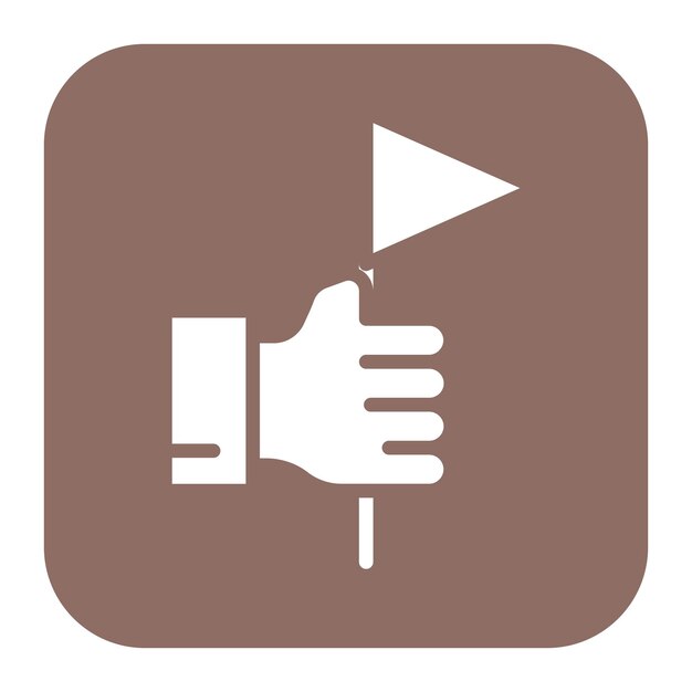 Capture The Flag icon vector image Can be used for Game Design