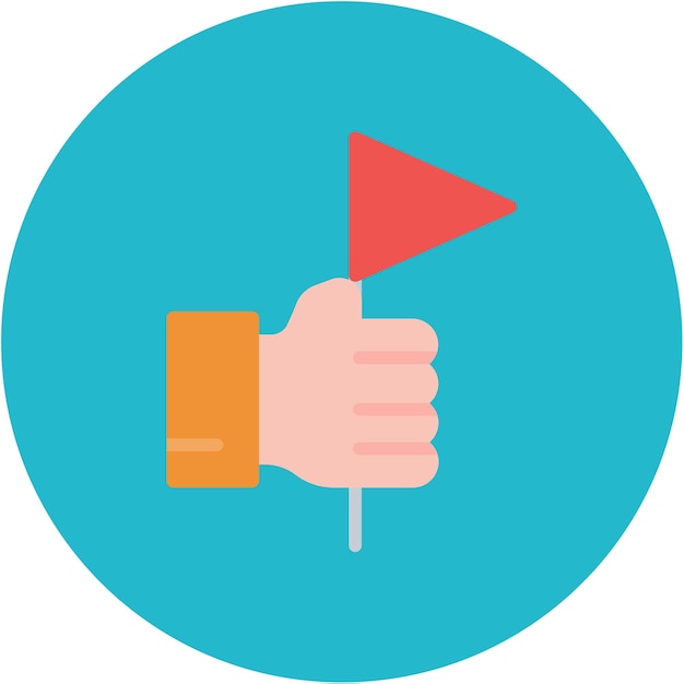 Capture The Flag icon vector image Can be used for Game Design