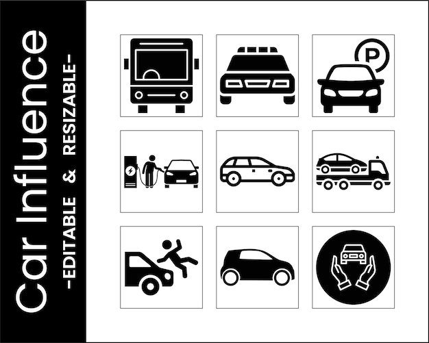 Car Icons Set