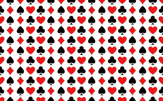 card suit pattern in royal style. vector seamless pattern. abstract graphic design. eps 10