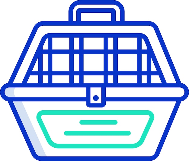 Carrier outline color vector illustration