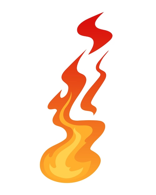 cartoon burning flames wildfire elements fire flame spurts tongues of flame ring of fire frame fire