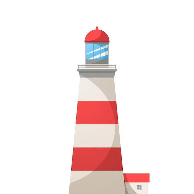 cartoon light house illustration