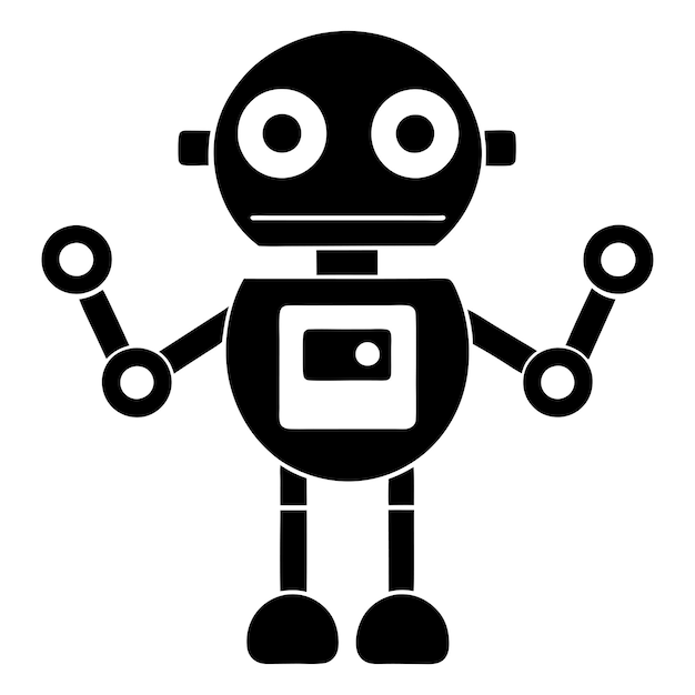 Cartoon Robot Illustration