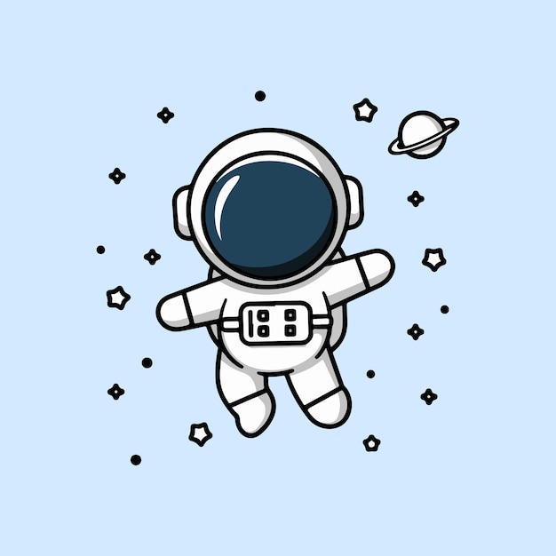 CARTOON VECTOR CUTE ASTRONOT 3