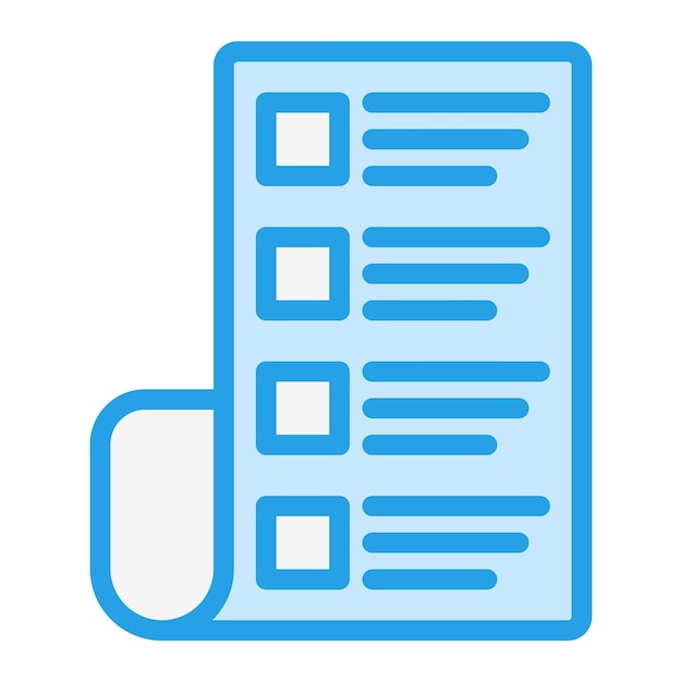 Catalogue Vector Icon Design Illustration
