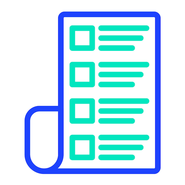Catalogue Vector Icon Design Illustration