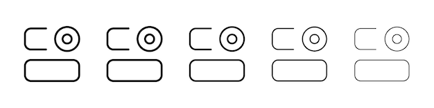 Category management icon Vector logo sign
