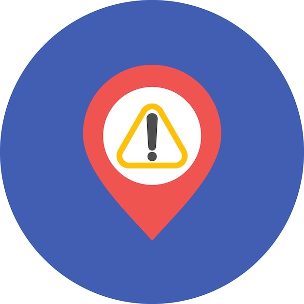 Caution Flat Illustration