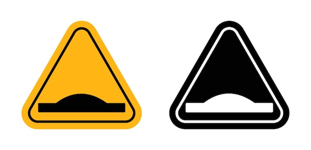 Caution Speed Ramps Sign Enhance Road Safety with Speed Bump Alerts