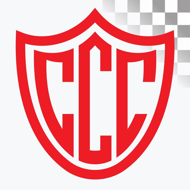 Vektör ccc harf logo tasarımı