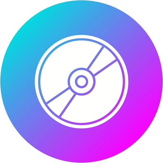 CD vector icon Can be used for Computer and Hardware iconset