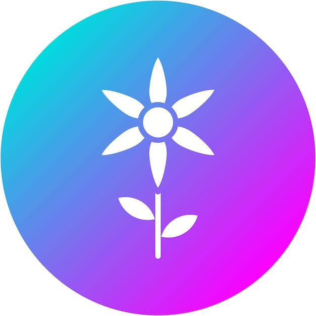 Chamomile vector icon Can be used for Flowers iconset