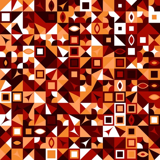 Chaotic mosaic pattern background
