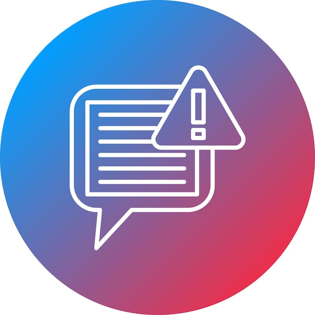 Chat Alert icon vector image Can be used for Project Management