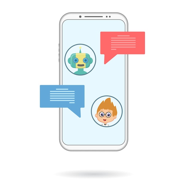 Chat bot phone chating