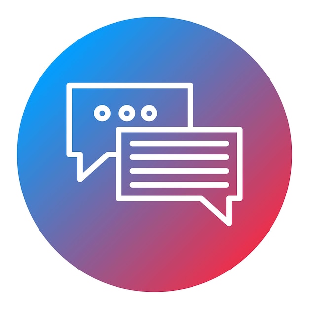 Chat icon vector image Can be used for Contact Us