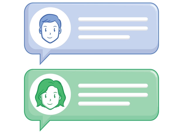Chat Notification Message with Contact Photo