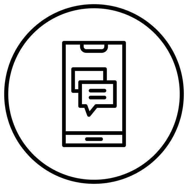 chat vector icon design illustration