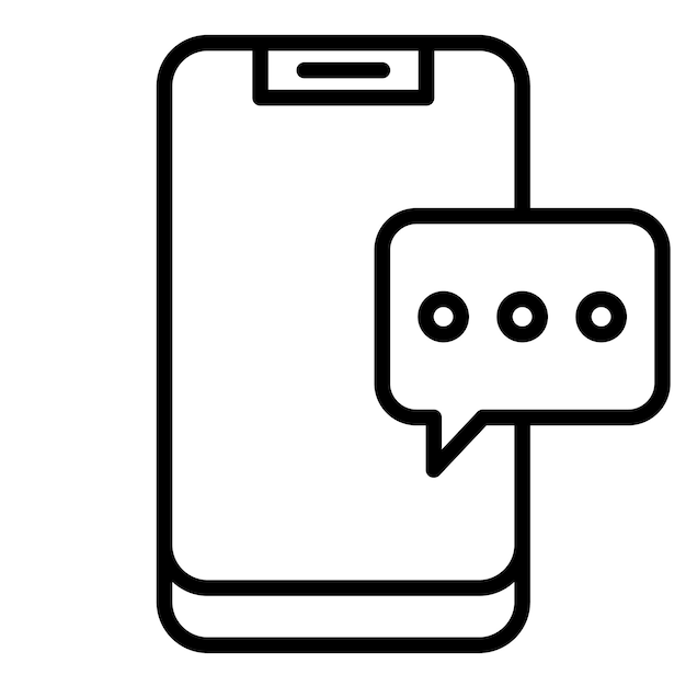 Chat With Us Vector Illustration Style
