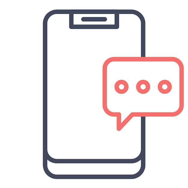 Chat With Us Vector Illustration Style