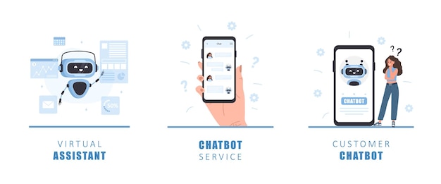 Chatbot concept AI assistant