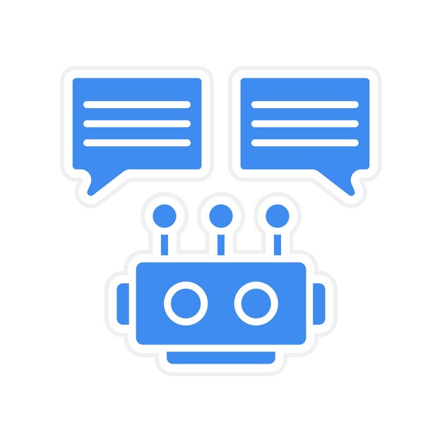 chatbot icon vector image can be used for artificial intelligence