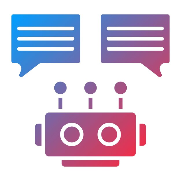 chatbot icon vector image can be used for artificial intelligence