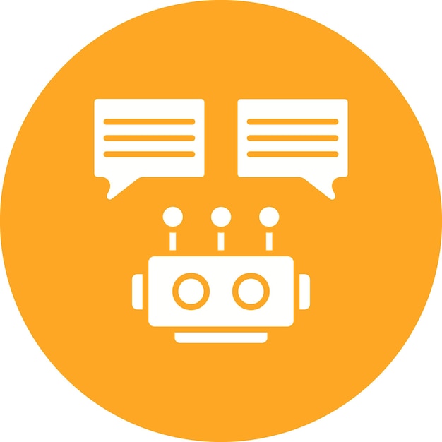 chatbot icon vector image can be used for artificial intelligence