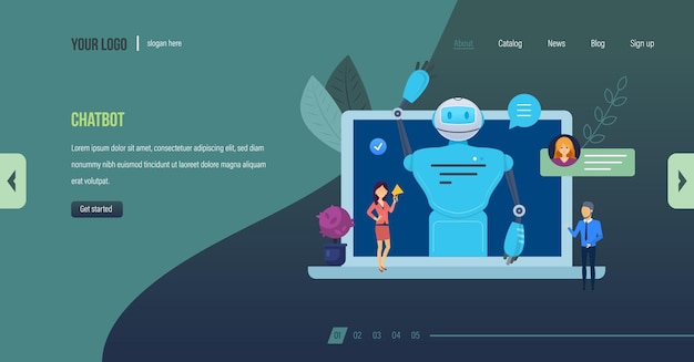 chatbot robot artificial intelligence dialog help service technical support