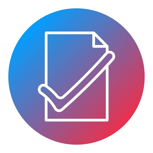 Check File icon vector image Can be used for Documents And Files