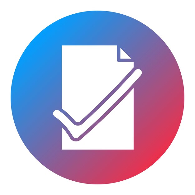 Check File icon vector image Can be used for Documents And Files