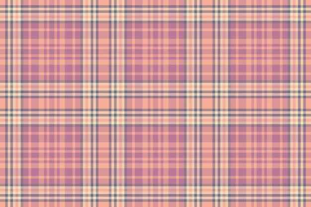 Check seamless texture of plaid fabric textile with a pattern background vector tartan
