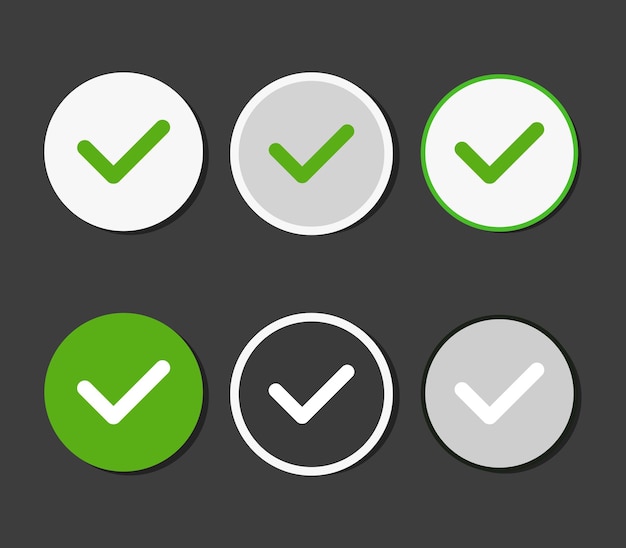check symbol set