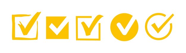check vector tick sign icon mark checkmark isolated correct symbol illustration yes element graphic