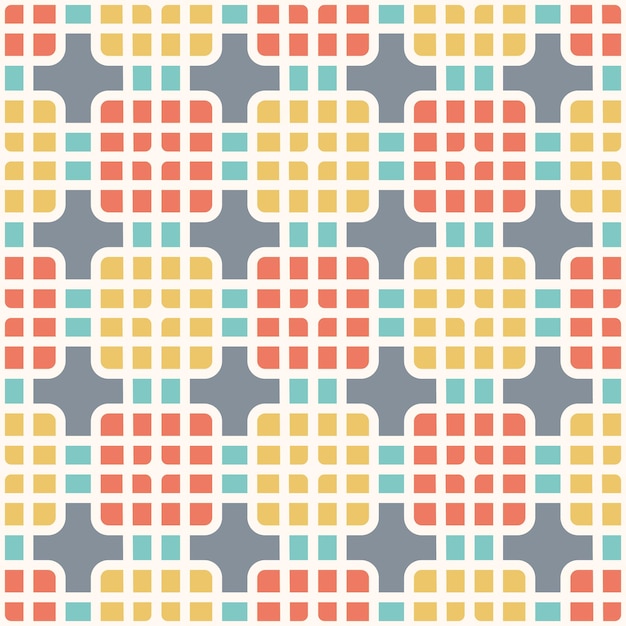 checkers pattern design seamless colored squares vector print design