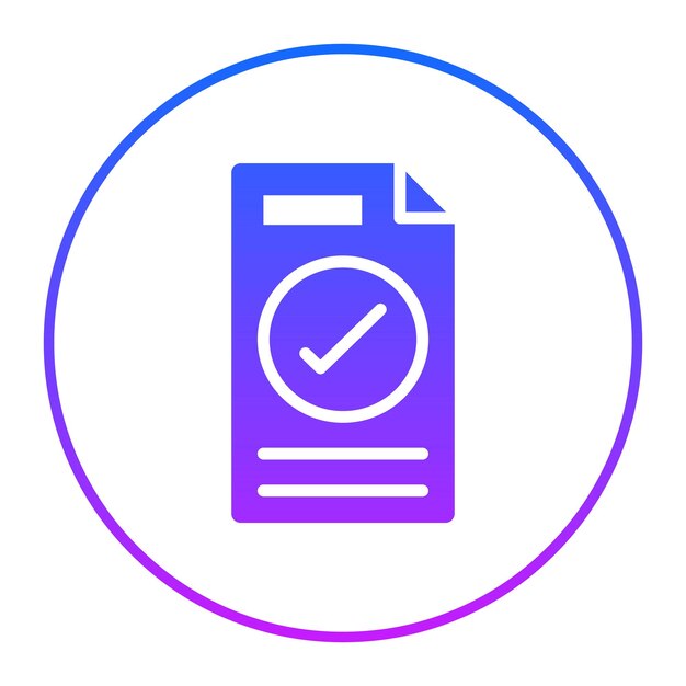 Checking Files Vector Illustration