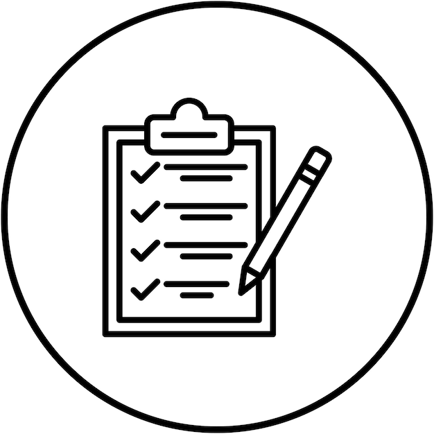 Checklist vector icon Can be used for Shopping and Ecommerce iconset