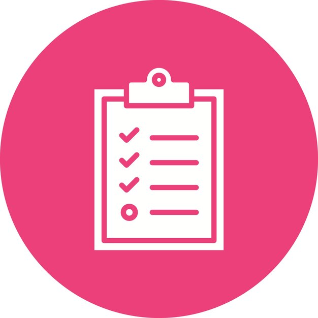 Checklist Vector Illustration Style