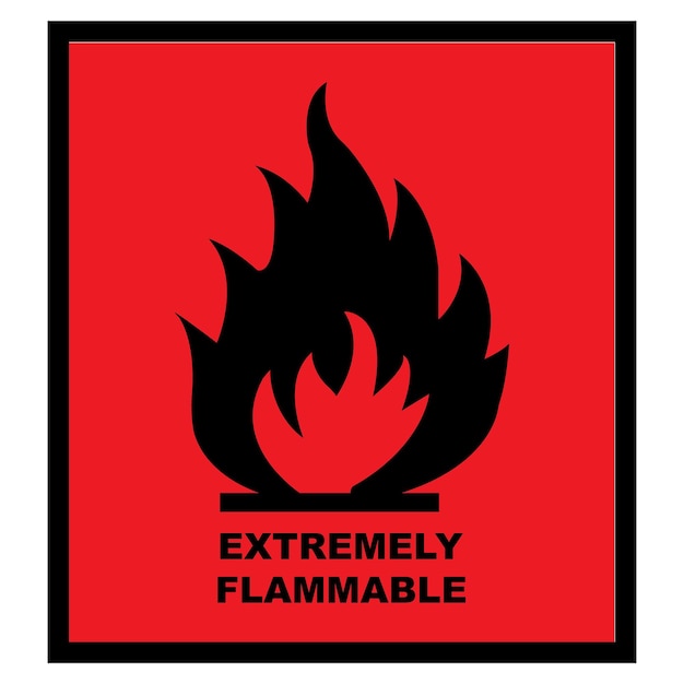 Chemical danger icon poison warning symbol vector illustration design
