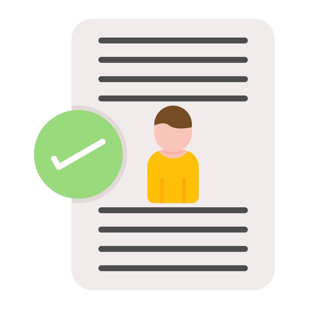 Child Consent Flat Illustration