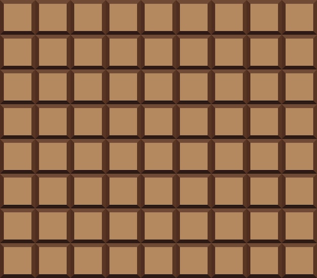 Chokladkaka platt sömlöst mönster