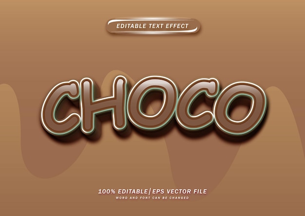 Choko teksteffekt