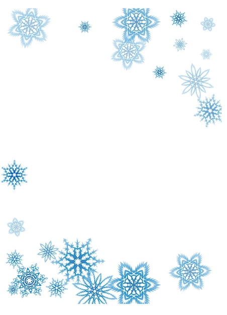 christmas blue snowflakes blizzard stream in the light