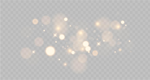 Christmas dust glowing bokeh confetti light and glitter texture overlay for your design Festive