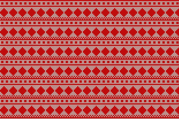 Christmas ugly sweaters seamless pattern premium vector Premium Vector