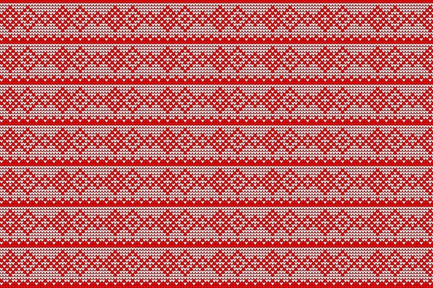 Christmas ugly sweaters seamless pattern premium vector Premium Vector
